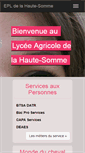 Mobile Screenshot of haute-somme.fr